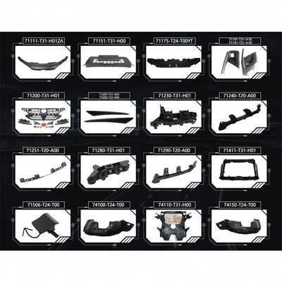 Pièces automobiles en aluminium accessoires pour Honda Civic 2020 2021 2022 2023 Réparation de but