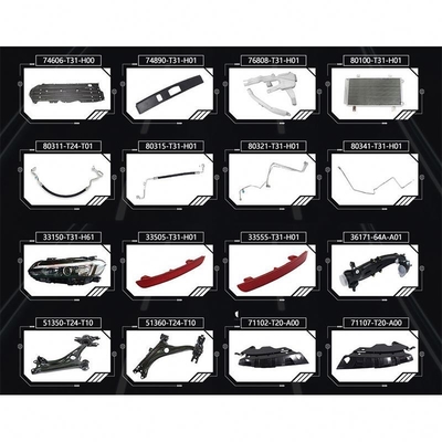 Honda Civic FE 2020 2021 2022 2023 Autres pièces détachées automobiles Accessoires Japon Pièces automobiles