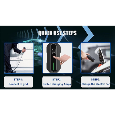 16A Type1 Portable Type 2 Ev Charger Interface Standard autre Puissance de sortie autre Pour la maison