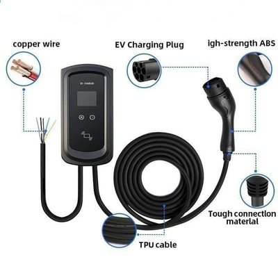 2Écran LCD à couleur de 8 pouces pour la station de recharge 16A 32A pour le remplacement/la réparation