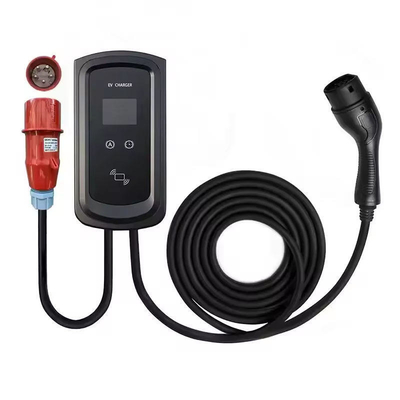 5M Type 2 TPU Jacket Chargeur EV pour voiture électrique avec affichage LED et norme d'interface Type2