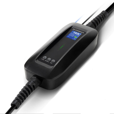 Accueil/Chargeur de véhicule électrique portable commercial avec IP66 et courant réglable 6A/16A