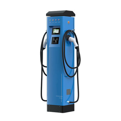OCPP 1.6 à double canon 22 kW type 2 type 1 station de charge de niveau debout ac ev avec paiement pos