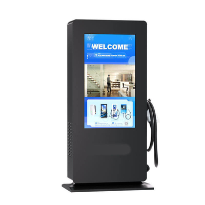 CCS Chademo 30Kw-240Kw Dc Ccs2 /Ccs1Ev pile de charge avec affichage publicitaire médiatique