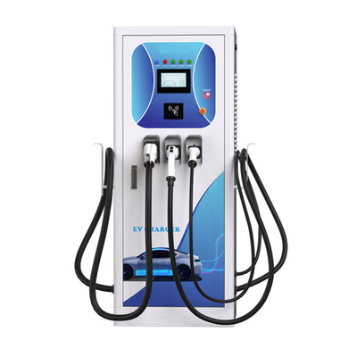 Fabrication d'une station de recharge intégrée de chargeur EV de 150A/200A 60Kw Dc avec CCS1 et CCS2