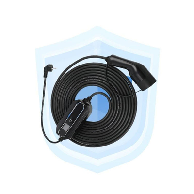 GBT Optionnel 32A monophasé 7W 10-32 Ampère courant réglable de type 2 chargeur EV portable avec Ce