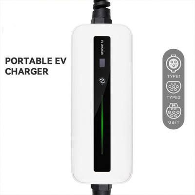 Sae J1772 Standard 16A Chargeur de voiture électrique Portable Ev Chargeur avec puissance de sortie 3,5 kW