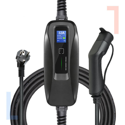 32A Portable Fast Easy EV Car Charger pour la maison résiste à la tension 2000V IP Rating IP66